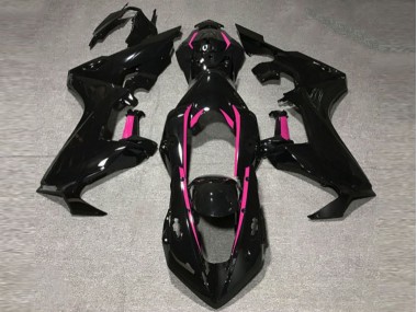 Schwarz Glänzend & Rosa Futter 2017-2023 CBR1000RR Motorrad Verkleidung