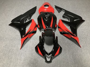 Schwarz Glänzend & Rot 2007-2008 CBR600RR Motorrad Verkleidung