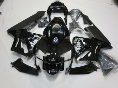 Schwarz Glänzend Sonderdesign 2003-2004 CBR600RR Motorrad Verkleidung