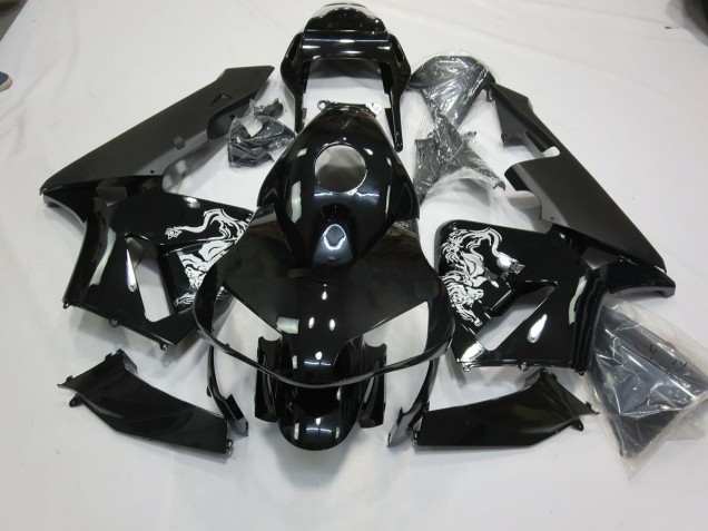 Schwarz Glänzend Sonderdesign 2003-2004 CBR600RR Motorrad Verkleidung