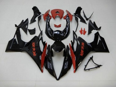 Schwarz Glänzend Stil 2013-2016 Daytona 675 Motorrad Verkleidung