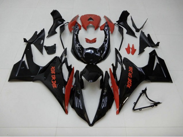 Schwarz Glänzend Stil 2013-2016 Daytona 675 Motorrad Verkleidung