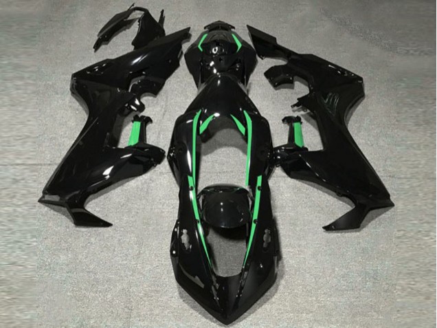 Schwarz Glänzend & Waldgrünes Futter 2017-2023 CBR1000RR Motorrad Verkleidung
