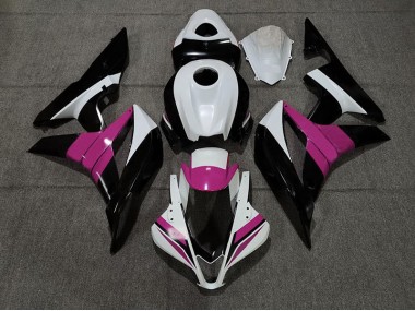 Schwarz Weiß & Lila 2007-2008 CBR600RR Motorrad Verkleidung