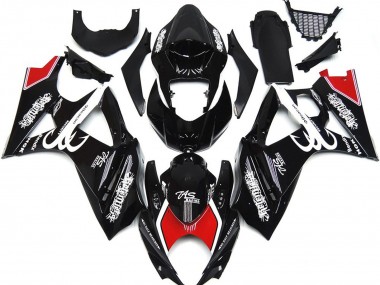 Schwarz & Weiß Mit Rot 2007-2008 GSXR 1000 Motorrad Verkleidung