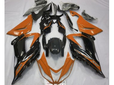 Schwarz & Orange 2013-2018 ZX6R Motorrad Verkleidung