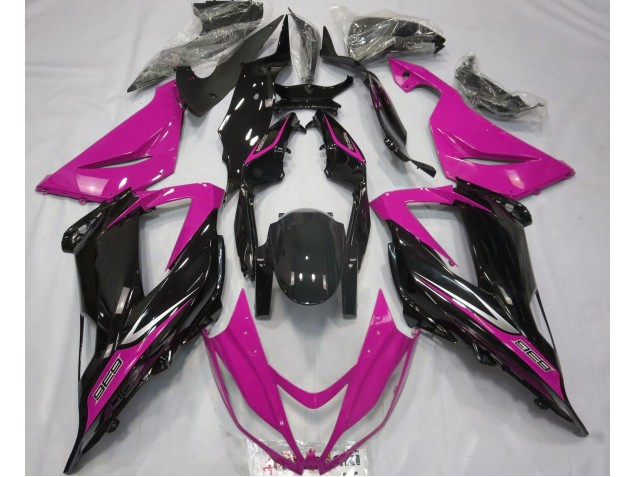 Schwarz & Pink 2013-2018 ZX6R Motorrad Verkleidung Schwarz & Pink 2013-2018 ZX6R Motorrad Verkleidung