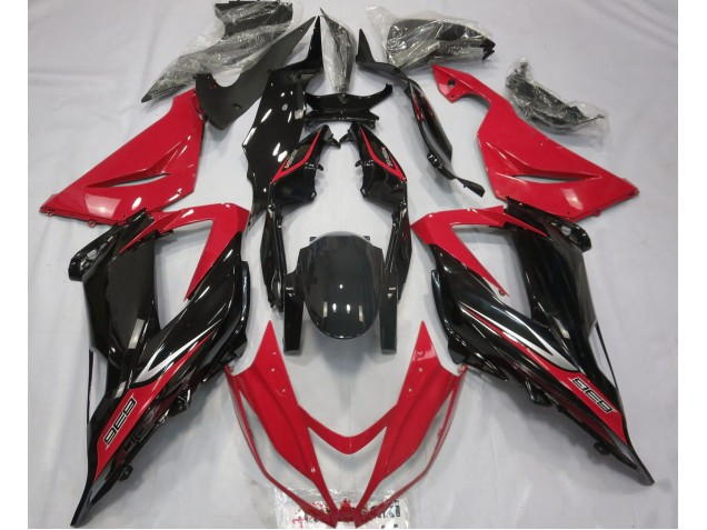 Schwarz & Rot 2013-2018 ZX6R Motorrad Verkleidung