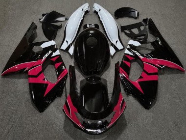 Schwarz Rot Glänzend & Weiß 1998-2007 YZF600 Motorrad Verkleidung