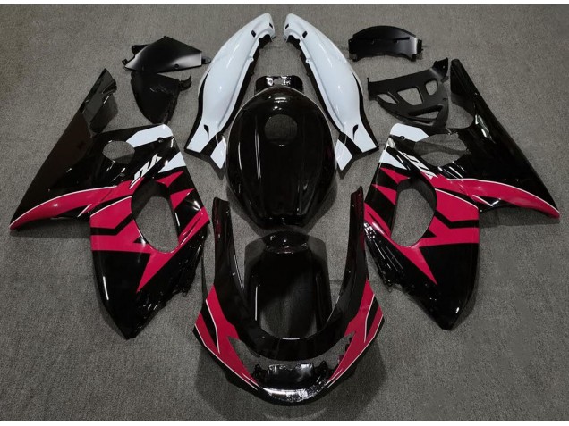 Schwarz Rot Glänzend & Weiß 1998-2007 YZF600 Motorrad Verkleidung