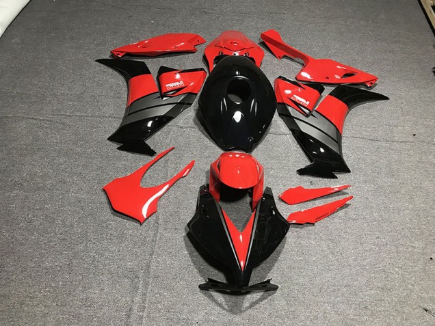 Schwarz Rot Glänzend/Grau 2012-2016 CBR1000RR Motorrad Verkleidung