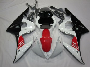 Schwarz Weiß & Silber 2005 R6 Motorrad Verkleidung