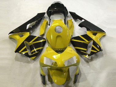 Senfgelb & Schwarz Glänzend 2003-2004 CBR600RR Motorrad Verkleidung