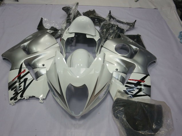 Silber Weiß 1997-2007 GSXR 1300 Motorrad Verkleidung