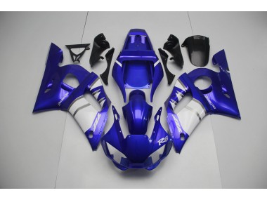 Silber Weiß & Blau 1998-2002 R6 Motorrad Verkleidung