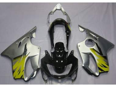 Silber Gelb & Schwarz 1999-2000 CBR600 F4 Motorrad Verkleidung