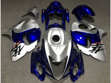 Silber Glänzend & Blau 2008-2020 GSXR 1300 Motorrad Verkleidung