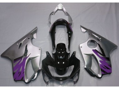 Silber Glänzend & Lila 1999-2000 CBR600 F4 Motorrad Verkleidung