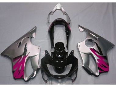 Silber Glänzend & Rosa 1999-2000 CBR600 F4 Motorrad Verkleidung