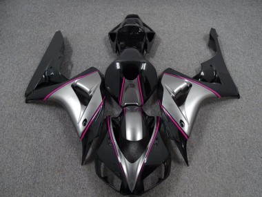 Silber Mit Rosa Nadelstreifen Streifen 2006-2007 CBR1000RR Motorrad Verkleidung