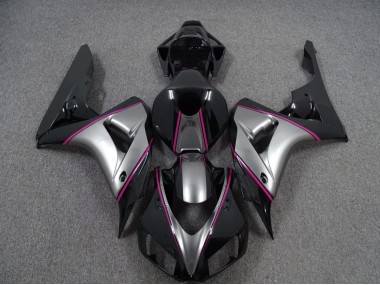 Silber Mit Rosa Nadelstreifen Streifen 2006-2007 CBR1000RR Motorrad Verkleidung