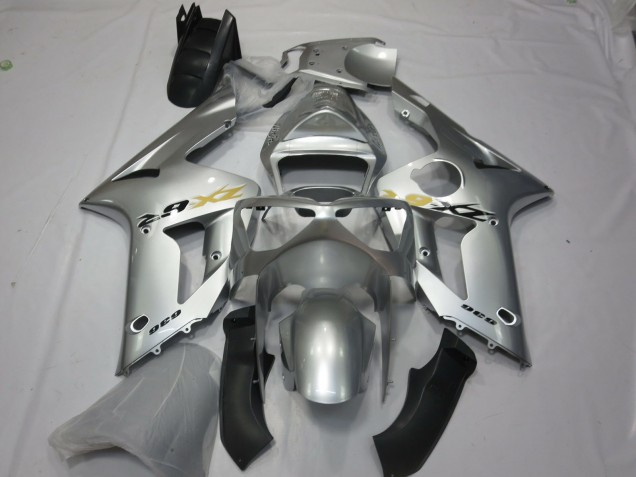 Silber OEM Stil 2003-2004 ZX6R Motorrad Verkleidung