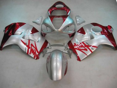 Silber & Rot 1997-2007 GSXR 1300 Motorrad Verkleidung