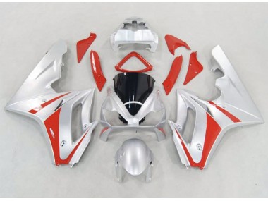Silber & Rot 2006-2008 Daytona 675 Motorrad Verkleidung