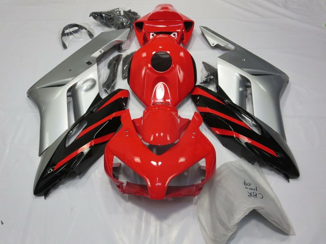 Silber Rot & Schwarz 2004-2005 CBR1000RR Motorrad Verkleidung Silber Rot & Schwarz 2004-2005 CBR1000RR Motorrad Verkleidung