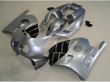 Silber & Schwarz 1990-1998 CBR250RR Motorrad Verkleidung