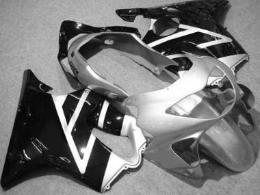 Silber Schwarz 1999-2000 CBR600 F4 Motorrad Verkleidung
