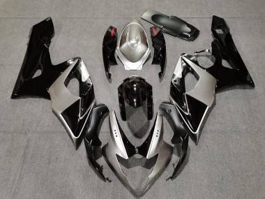 Silber & Schwarz 2005-2006 GSXR 1000 Motorrad Verkleidung