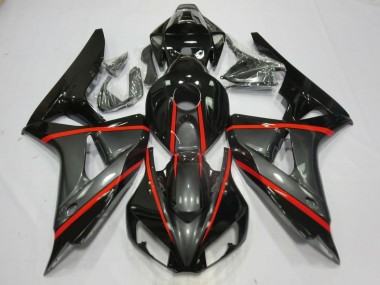 Silber & Schwarz 2006-2007 CBR1000RR Motorrad Verkleidung