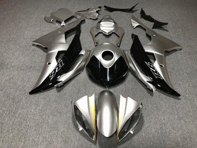 Silber & Schwarz Custom 2008-2016 R6 Motorrad Verkleidung