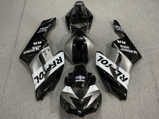 Silber Schwarz Repsol 2004-2005 CBR1000RR Motorrad Verkleidung