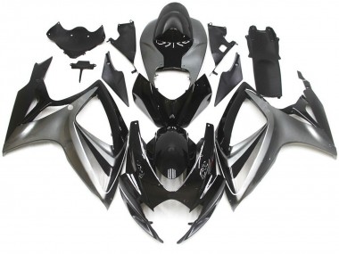Silber & Schwarz Spezial OEM Stil 2006-2007 GSXR 600-750 Motorrad Verkleidung