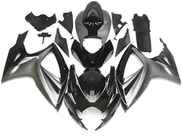 Silber & Schwarz Spezial OEM Stil 2006-2007 GSXR 600-750 Motorrad Verkleidung