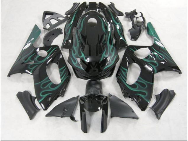 Smaragdgrün Flame 1998-2007 YZF600 Motorrad Verkleidung