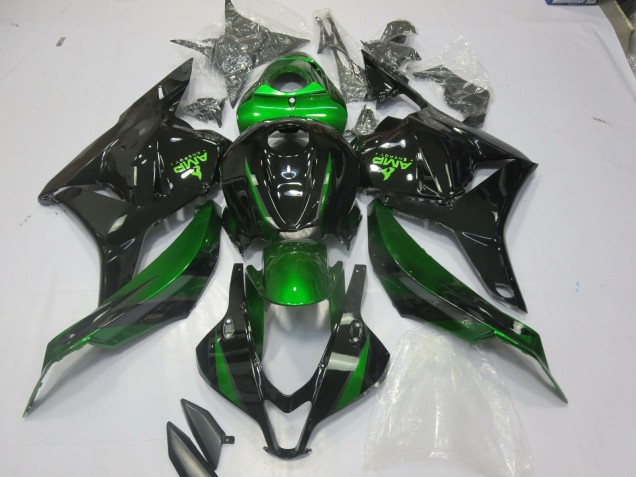 Spezial Grün Glänzendes Schwarz 2009-2012 CBR600RR Motorrad Verkleidung