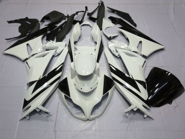 Spezial Weißschwarz 2009-2012 ZX6R Motorrad Verkleidung
