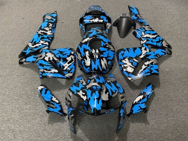 Tarnung & Blau 2005-2006 CBR600RR Motorrad Verkleidung