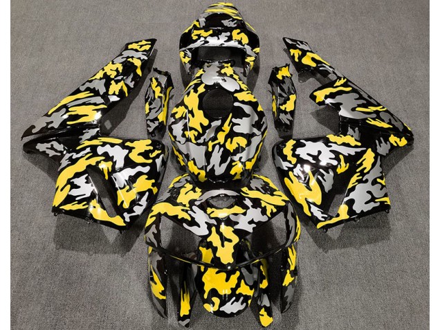Tarnung & Gelb 2005-2006 CBR600RR Motorrad Verkleidung