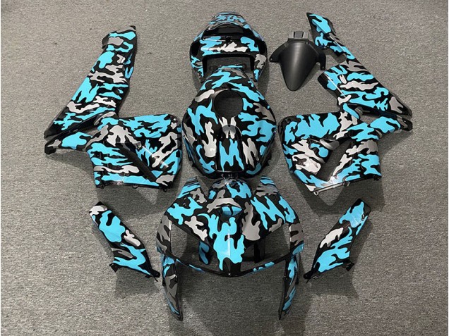 Tarnung & Hellcyan 2005-2006 CBR600RR Motorrad Verkleidung