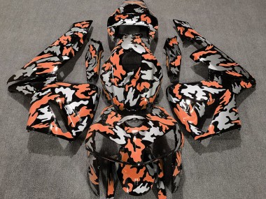Tarnung & Hellorange 2005-2006 CBR600RR Motorrad Verkleidung