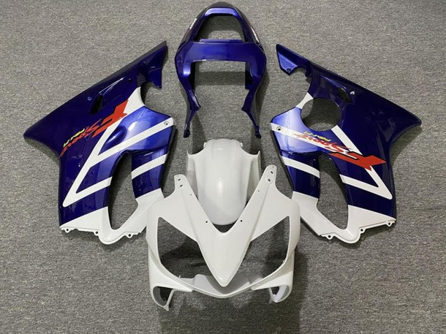 Tiefes Blau & Weiß 2001-2003 CBR600 F4i Motorrad Verkleidung
