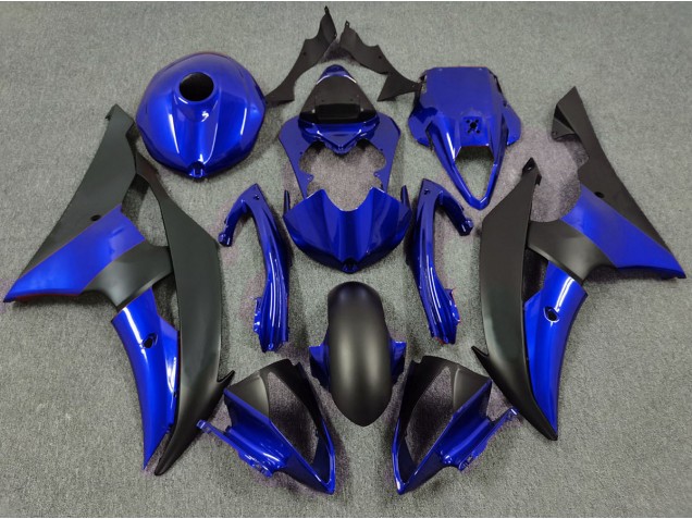 Tiefes Blau & Matt Schwarz 2008-2016 R6 Motorrad Verkleidung