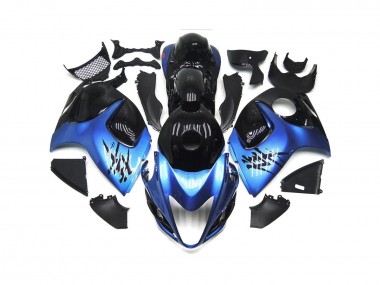 Tiefes Blau Mit Schwarz Benutzerdefiniert 2008-2020 GSXR 1300 Motorrad Verkleidung