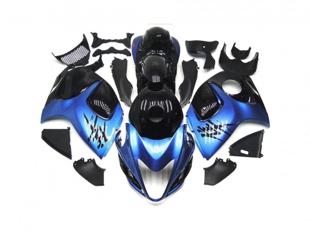 Tiefes Blau Mit Schwarz Benutzerdefiniert 2008-2020 GSXR 1300 Motorrad Verkleidung