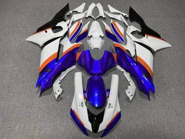 Tiefes Blau & Orange 2017-2021 R6 Motorrad Verkleidung