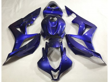 Tiefes Blau Schlicht 2007-2008 CBR600RR Motorrad Verkleidung